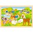 Einlegepuzzle Bauernhof und Zoo GK57302 Goki 2