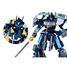 Roboter PR Mecha 2in1 blau grau SL-M38-B1278 Sluban 4