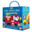 Buch und Puzzle Die Fahrzeuge SJ-305571 Sassi Junior 1
