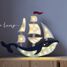 Schiff-Nachtlampe blau LL029-360 Little Lights 2