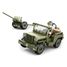 Army WWII - Jeep mit Flugabwehrkanone SL-M38-B0853 Sluban 2