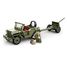Army WWII - Jeep mit Flugabwehrkanone SL-M38-B0853 Sluban 3
