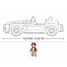Model Bricks - Klassischer Sportwagen SL-M38-B0706A Sluban 4