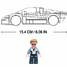 Model Bricks - Orangefarbener Sportwagen SL-M38-B1127 Sluban 5