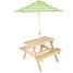 Kinder-Picknicktisch mit Sonnenschirm ED-KG401 Esschert Design 1