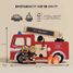 Feuerwehrauto aus Holz TV427 Le Toy Van 5