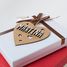 Weihnachtsdeko - Personalisiertes Herz aus Holz VI-CR10 Vintiun 4