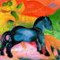 Blaues Pferd von Franz Marc K60-12 Puzzle Michele Wilson 1