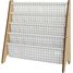 Bücherregal mit beigefarbenem Vichy-Stoff EFK-107-016-017 3 Sprouts 1