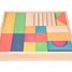 Regenbogen-Jumbo-Block-Set aus Holz TK-73450 TickiT 1