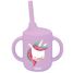 Silikon-Becher mit Trinkhalm Sparkly das Einhorn SJ-SI0801 Sassi Junior 1