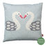 Almue light swan cushion