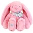 Rosa Fleurette-Kaninchen-Plüsch 35 cm DC4302 Doudou et Compagnie 1