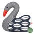 Ellen dark swan cushion EFK119-008-018 Franck & Fischer 1