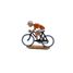 Radfahrer Figur PLN orange Trikot FR-PLN5 Fonderie Roger 1
