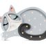 Katze-Nachtlampe Hellgrau LL003-500 Little Lights 1