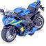 Miniatur-Blau-Reibungsmotorrad UL-8355 bleu Ulysse 1