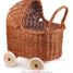 Wicker Kinderwagen mit Gummirädern EG-520040-Rouge Egmont Toys 1