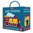 Buch und Puzzle Die Züge SJ-329119 Sassi Junior 1