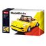Model Bricks - Deutscher Sportwagen gelb SL-M38-B1097 Sluban 1