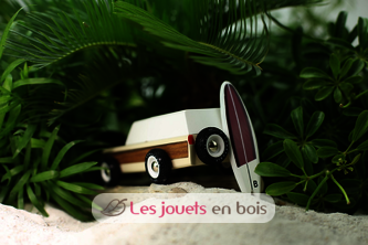 Go to the beach! Pioneer Yucatan, ein Holzauto mit magnetischer