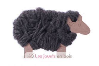 Les Jouets Libres - Woody, ein graue Schaf Stricken