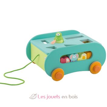 Würfel-Set Teich im Nachziehwagen - Sevi 82729 - Lauflernwagen mit