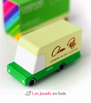 Laundry Van - Wäschewagen, Holzauto von Candylab, CNDU479