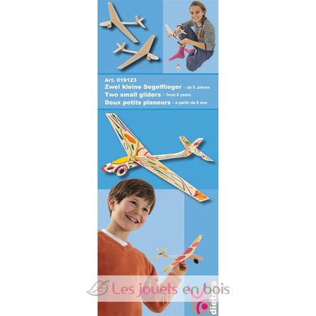 zwei Segelflugzeuge Di019123-3096 Dieters Holzspielzeug 3