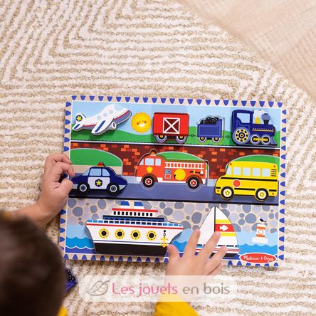 Holzklotz-Puzzle Fahrzeuge MD03725 Melissa & Doug 2