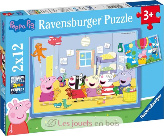 Puzzle Die Abenteuer von Peppa Pig 2x12 pcs RAV-05574 Ravensburger 2