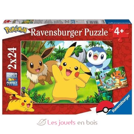 Puzzle Pokemon 2x24pcs RAV-05668 Ravensburger 1