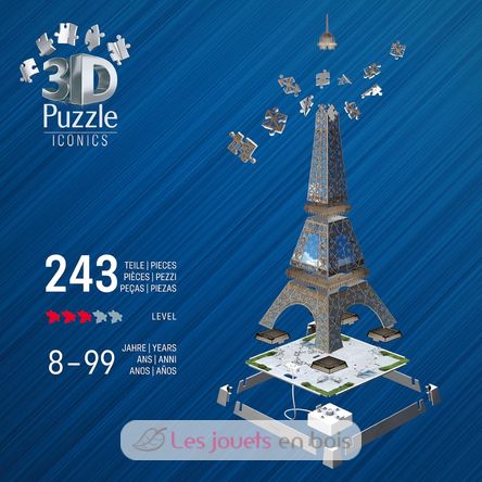 Beleuchteter Eiffelturm 3D-Puzzle, 216 Teile RAV12008024 Ravensburger 4