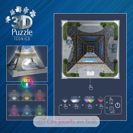 Beleuchteter Eiffelturm 3D-Puzzle, 216 Teile RAV12008024 Ravensburger 5