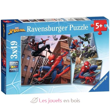 Puzzle Spiderman 3x49 pcs RAV-08025 Ravensburger 1