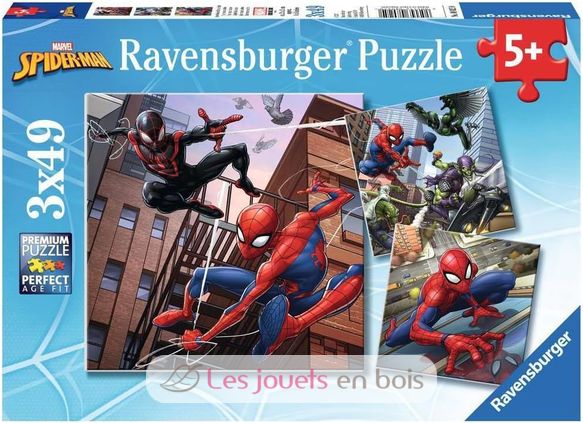 Puzzle Spiderman 3x49 pcs RAV-08025 Ravensburger 5