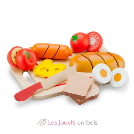 Lebensmittel aus Holz zum Schneiden NCT10578 New Classic Toys 1