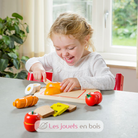 Lebensmittel aus Holz zum Schneiden NCT10578 New Classic Toys 3