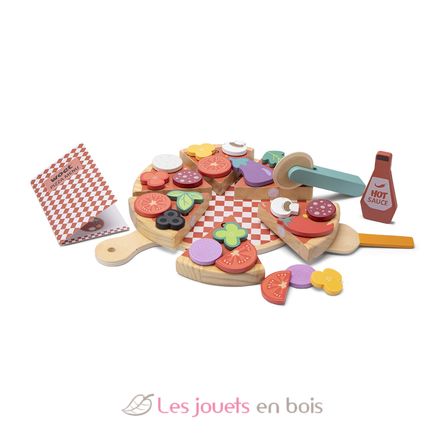 Pizza-Spielset aus Holz NCT10616 New Classic Toys 2