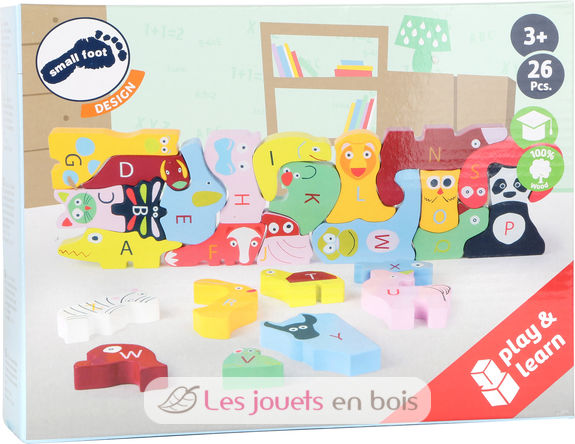 ABC-Puzzle aus Holz Educate LE10869 Small foot company 3