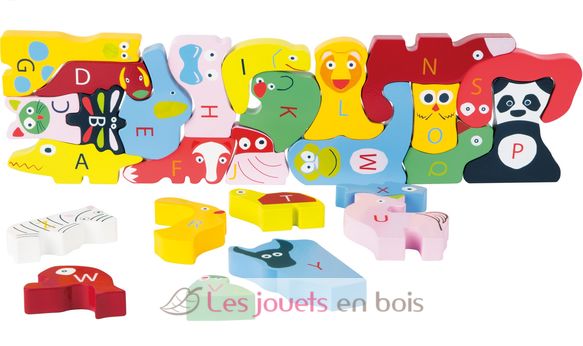 ABC-Puzzle aus Holz Educate LE10869 Small foot company 1