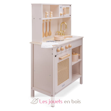 Küche aus Holz und Rattan rosa NCT11046 New Classic Toys 4