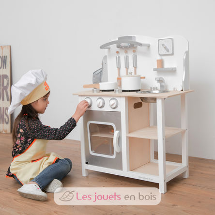 Kinderküche Bon Appétit - weis/silver NCT11053 New Classic Toys 4