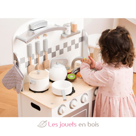 Kinderkeuken Bon Appétit - weis/silver NCT11061 New Classic Toys 5