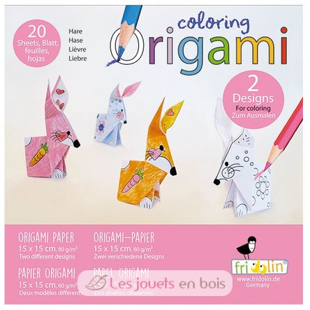 Coloring Origami - Hase FR-11381 Fridolin 1
