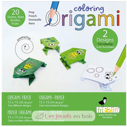 Coloring Origami - Frosch FR-11383 Fridolin 1