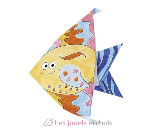Coloring Origami - Fisch FR-11387 Fridolin 4