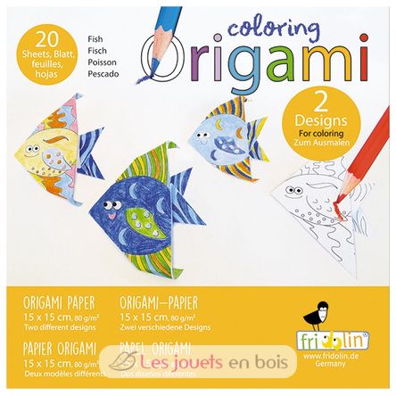 Coloring Origami - Fisch FR-11387 Fridolin 1