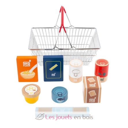 Lebensmittel-Set im Einkaufskorb Fresh LE11443 Small foot company 2