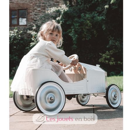 Großes Tretauto Elfenbein V1150W Vilac 7